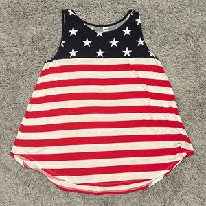 OldNavy American Flag Tank Top, Size: Women’s Large